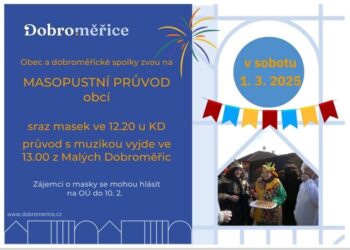 POZVÁNKA NA MASOPUST DO DOBROMĚŘIC