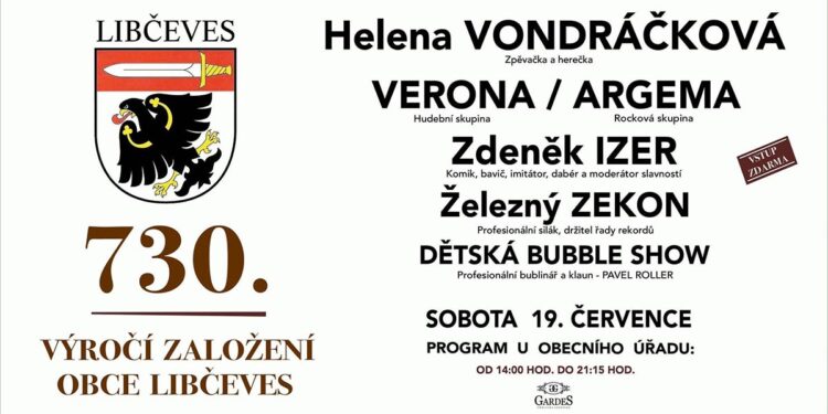 DO LIBČEVSE PŘIJEDE VONDRÁČKOVÁ