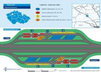 NA ODPOČÍVCE ZAPARKUJE 28 KAMIONŮ A 52 OSOBNÍCH AUT