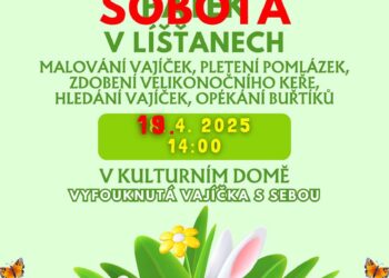 VELIKONOČNÍ PÁTEK V LÍŠŤANECH BUDE V SOBOTU