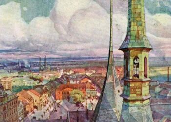 POHLED Z LOUNSKÉHO KOSTELA