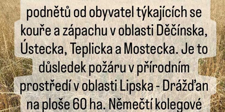 MŮŽETE CÍTIT KOUŘ! POZOR!