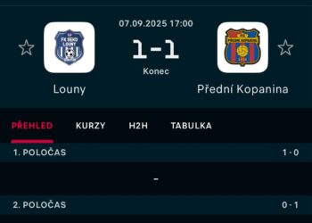 LOUNY – P. KOPANINA 1:1