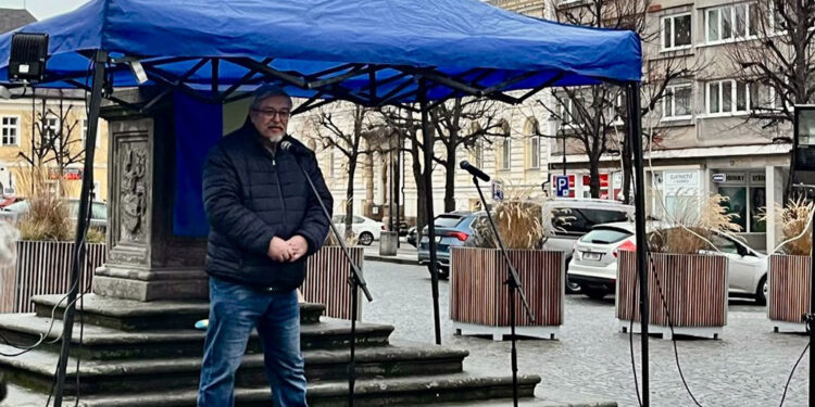 KONALO SE SHROMÁŽDĚNÍ K UCTĚNÍ OBĚTÍ VÁLKY