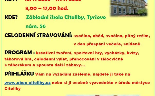 TÁBOR U SOUSEDŮ