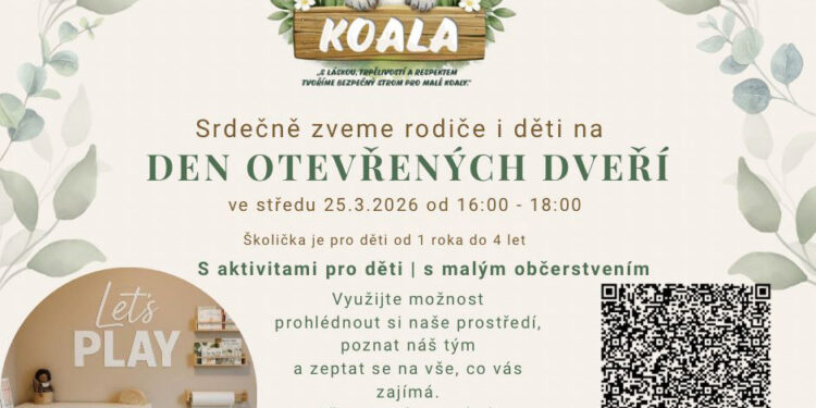 ŠKOLIČKA KOALA OTEVÍRÁ