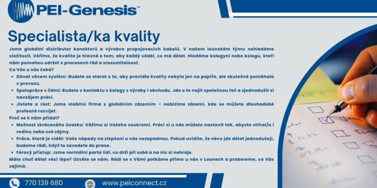 PRACOVNÍ PŘÍLEŽITOST V LOUNECH