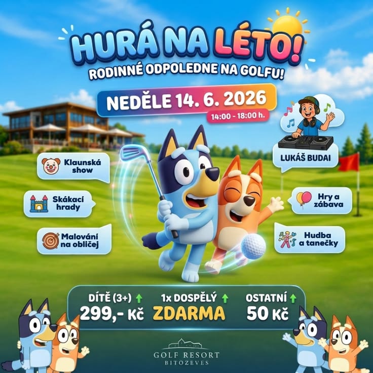 Hurá na léto – Rodinné odpoledne na golfu