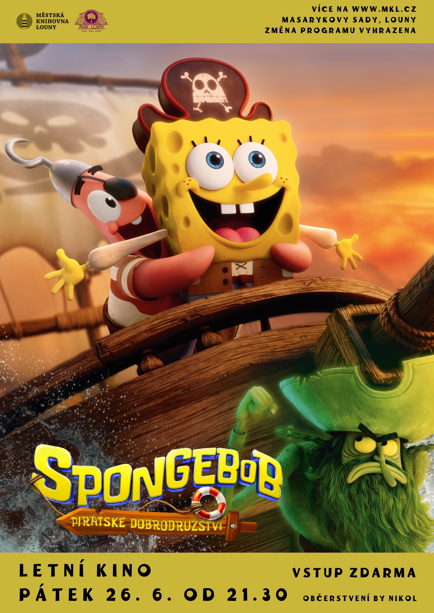 LETNÍ KINO – Spongebob