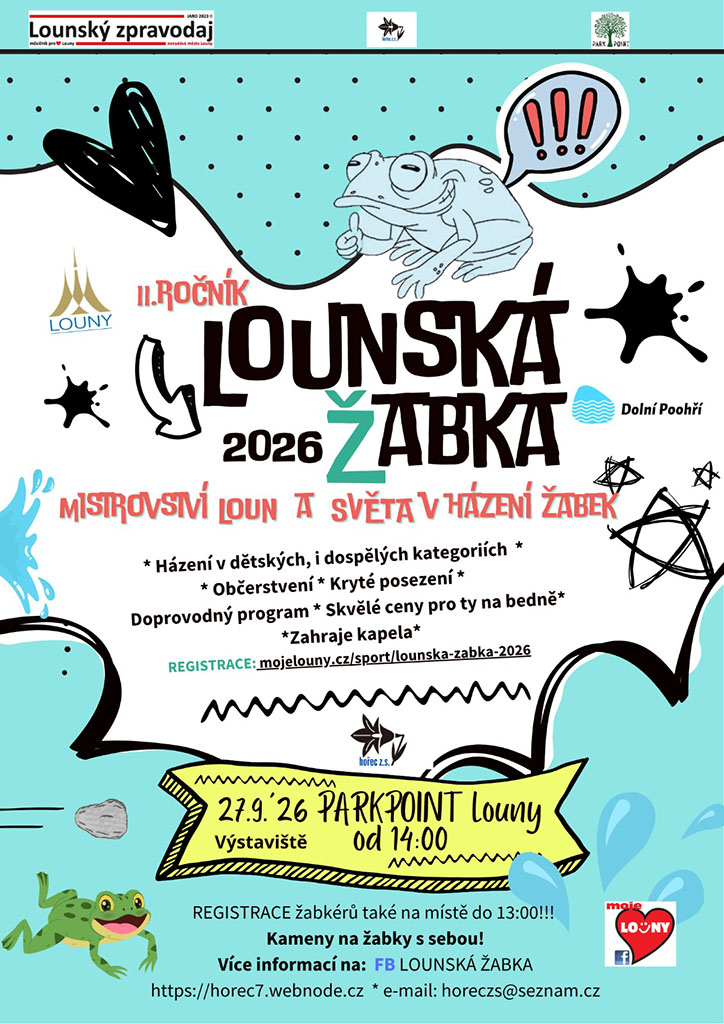 LOUNSKÁ ŽABKA V ZÁŘÍ