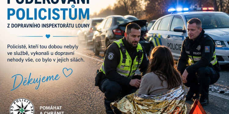 PODĚKOVÁNÍ POLICISTŮM