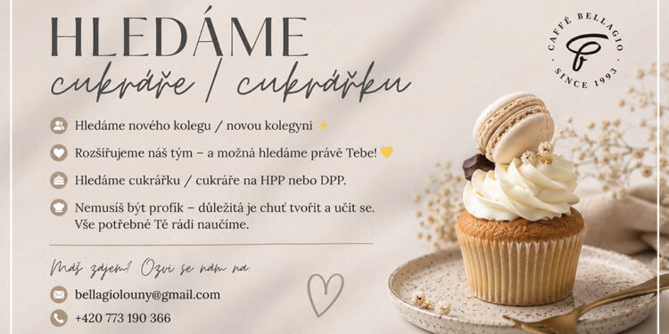 HLEDÁME CUKRÁŘE / CUKRÁŘKU