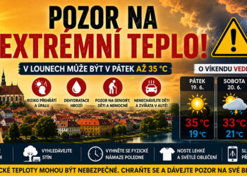 POZOR NA EXTRÉMNÍ TEPLOTY
