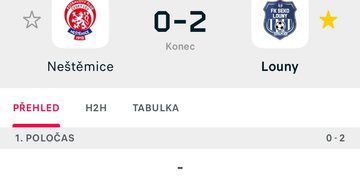 NEŠTĚMICE – FK SEKO LOUNY 0:2
