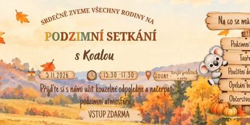 PODZIMNÍ SETKÁNÍ S KOALOU