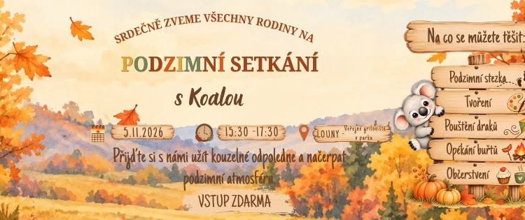 PODZIMNÍ SETKÁNÍ S KOALOU